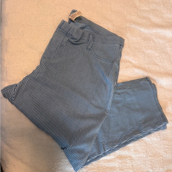 Faded Glory Pants - Faded Glory Women's Blue Striped Chinos